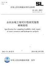 水利水電工程可行性研究報告編制規程